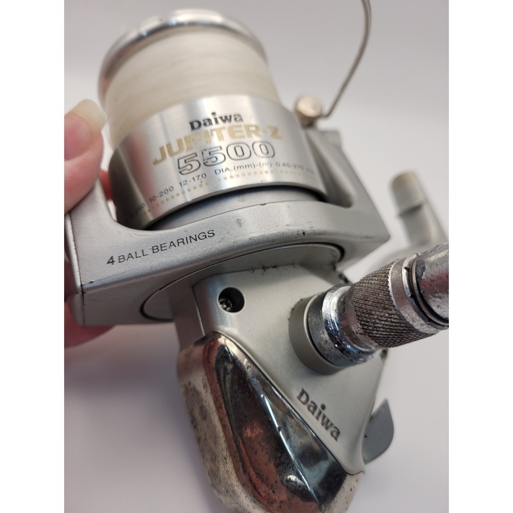Daiwa Jupiter-Z 5500 Spinning Reel Size 5500 Silver 4 Ball Bearings